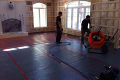 Plancher radiant résidentiel