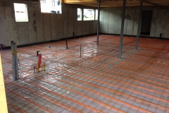 Plancher radiant résidentiel