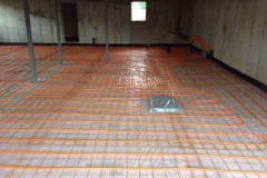 Plancher radiant résidentiel